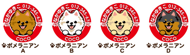 迷子札 ポメラニアン