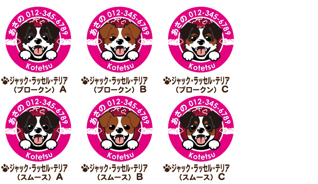 迷子札 ジャックラッセルテリア