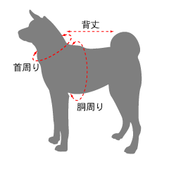 犬用Tシャツサイズ