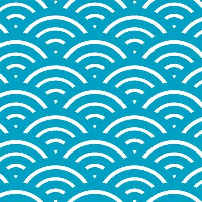 青海波紋様